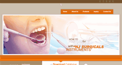 Desktop Screenshot of njsurgicals.com